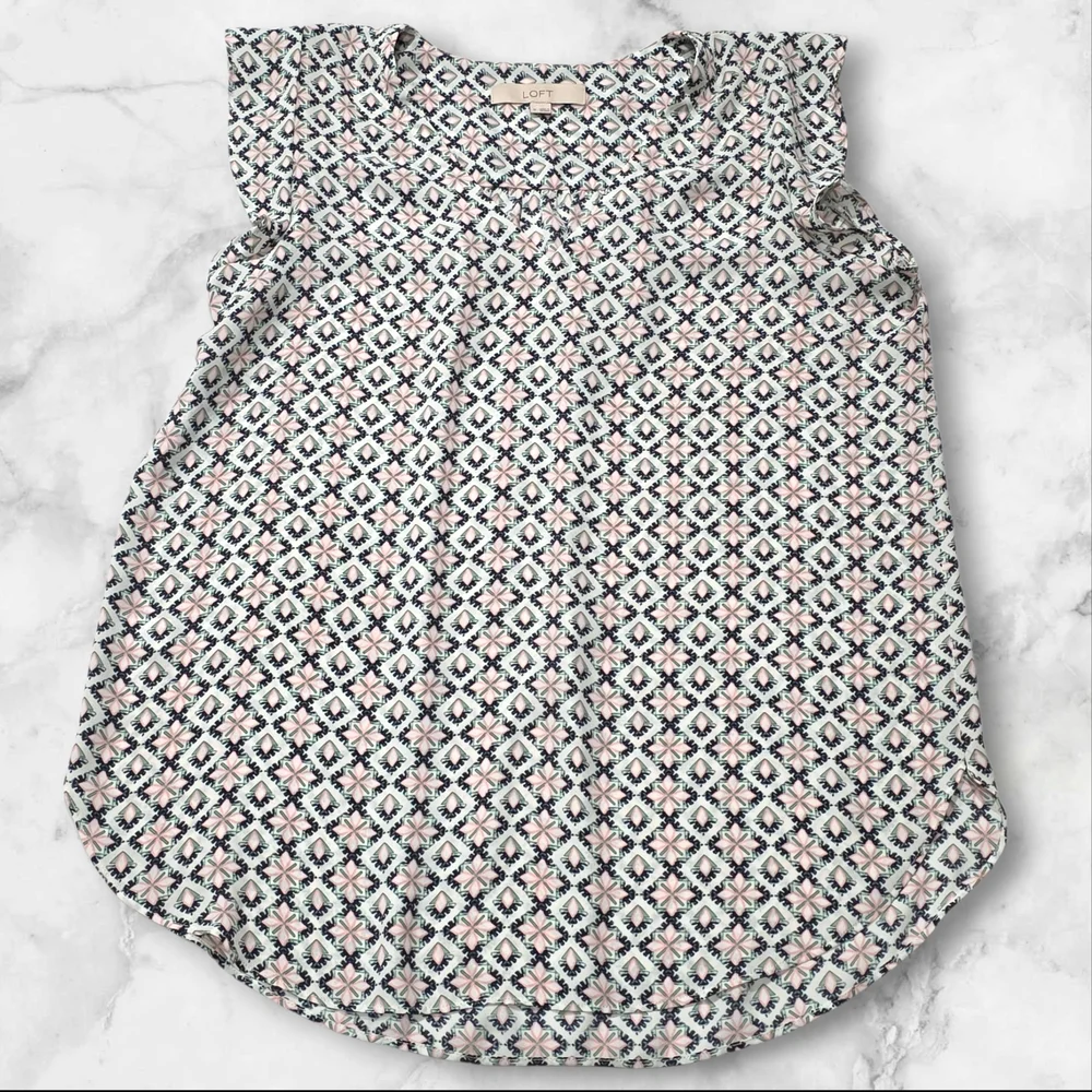 Set Of Five Sleeveless Blouse Tops Shirts Size Medium (M) C63 - Picture 3 of 7